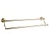 BC Designs Victrion Wall Mounted 658mm Double Towel Rail - Gold