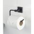 Bristan Square Toilet Roll Holder - Matt Black