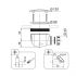 TrayMate TM25 Elementary 1200mm x 800mm Anti Slip Right Hand Offset Quadrant Shower Tray Inc Waste