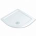 Elements Low profile Quadrant shower trays Stone Resin Quadrant 800mm x 800mm Flat top