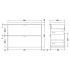 Hudson Reed Fusion Wall Hung 800mm 2 Drawer Vanity Unit & Basin - Gloss Grey