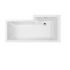 Hudson Reed Amelia Contemporary Square Shower Bath 1700mm x 850mm - Left Hand