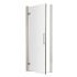 Hudson Reed Apex Hinged Shower Door 900mm - Rounded Handle