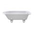 Hudson Reed Barnsbury Single Ended Freestanding Bath 1700mm x 750mm with Deacon Legs