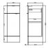 Hudson Reed Fusion 300mm Fitted Drawer Line Unit - Gloss Grey