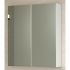 Hudson Reed Fusion 600mm Mirror Cabinet Unit 50/50 - Gloss White