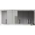 Hudson Reed Fusion 600mm Mirror Cabinet Unit 50/50 - Gloss Grey