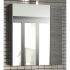 Hudson Reed Fusion 600mm Mirror Cabinet Unit 75/25 - Charcoal Black Woodgrain