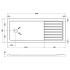 Hudson Reed Rectangular Walk-In Shower Tray 1700mm x 700mm - Slate Grey
