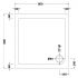 Hudson Reed Slip Resistant Square Shower Tray 800mm x 800mm