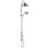 Hudson Reed Traditional Shower Riser Kit with Drencher Head, Handset and Concealed Elbow - Chrome
