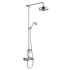 Hudson Reed Traditional Thermostatic Shower Valve with Handset & Fixed Head - Chrome