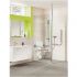 Impey Supreme Floor to Ceiling Wetroom Glass Panel 1000mm - Chrome
