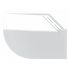 Kudos Connect 2 Offset Quadrant Shower Tray 1200mm x 800mm Right Hand - White