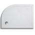 Lakes Traditional 80mm High Offset Quadrant Stone Resin Shower Tray 1000mm x 800mm - Right Handed
