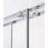 Lakes Classic Semi-Frameless Silver Slider Door 1800mm x 1850mm High 