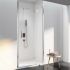 Merlyn 6 Series Frameless Hinge & Inline Door 900mm - In Recess