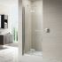 Merlyn 8 Series Frameless Hinged Bifold Shower Door 900mm