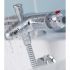 Aqualisa Midas 100 Bath Mixer Shower With Adjustable Head Chrome