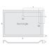 MX Elements Anti-Slip Rectangular Shower Tray 1800mm x 900mm