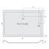 MX Elements Anti-Slip Rectangular Shower Tray 800mm x 760mm