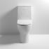 Nuie Freya Compact Close Coupled Flush To Wall Toilet with Cistern & Sandwich Seat