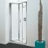 Coram Optima 6 3 Sided Shower Enclosure - 760mm Bifold Door and 760mm Side Panels
