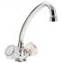 Roma Consort 1 Tap Hole Sink Mixer with Tubular Spout