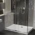 Roman Anti Slip Rectangular Shower Tray 1500mm x 800mm