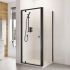Roman Haven6 Pivot Shower Door 760mm - Matt Black