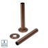 Serene 18mm Radiator Pipe Sleeves - Brushed Bronze