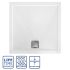 Serene Prism Anti-Slip Ultra-Slim Square Shower Tray 800mm x 800mm