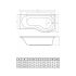 Serene P-Shape Bath, Panel & Screen Pack 1700mm x 700mm - Left Hand