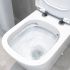 Serene Valencia Rimless Back to Wall Toilet And Soft Close Seat