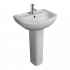 Roma Space 550mm 1 Tap Hole Basin and Pedestal
