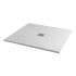 Aqua i Ice White Square Slate Effect Slim Shower Tray 900mm x 900mm