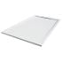 Tissino Giorgio Lux Rectangular Slate Effect Shower Tray 1600x900mm White Slate