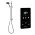 Triton Envi 9.0KW Electric Shower with Inline Wall Fed Shower Kit - Silver 
