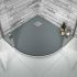Veloce Duo Quadrant Shower Tray 900mm x 900mm - Grey