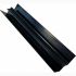 Proplas Black PVC Internal Corner H2800mm D8mm